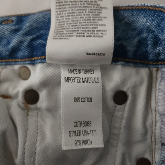 Agolde 90's Pinch Waist Jeans in Abstract - Picture 6 of 10